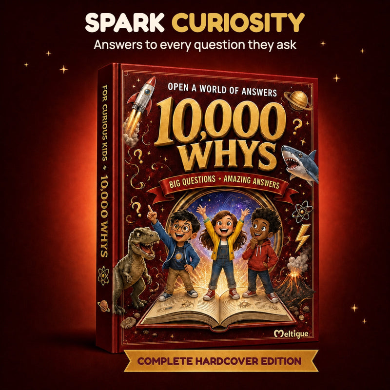 10,000 Whys hardcover - Spark Curiosity
